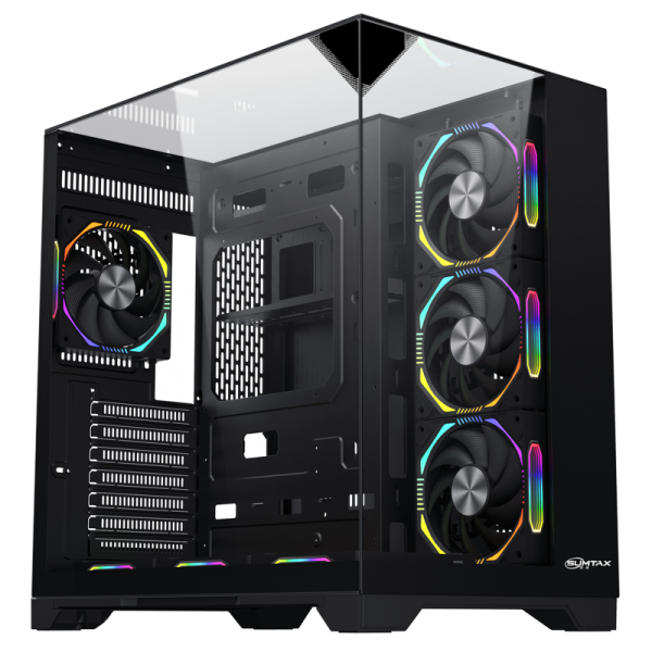 Aquarium Case Gamers Aqua Panoramic ATX (Black)