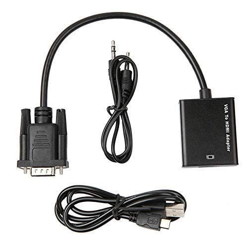 Güc və audio ilə VGA-HDMI Adapter