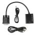 VGA to HDMI konvertor Güc və audio ilə