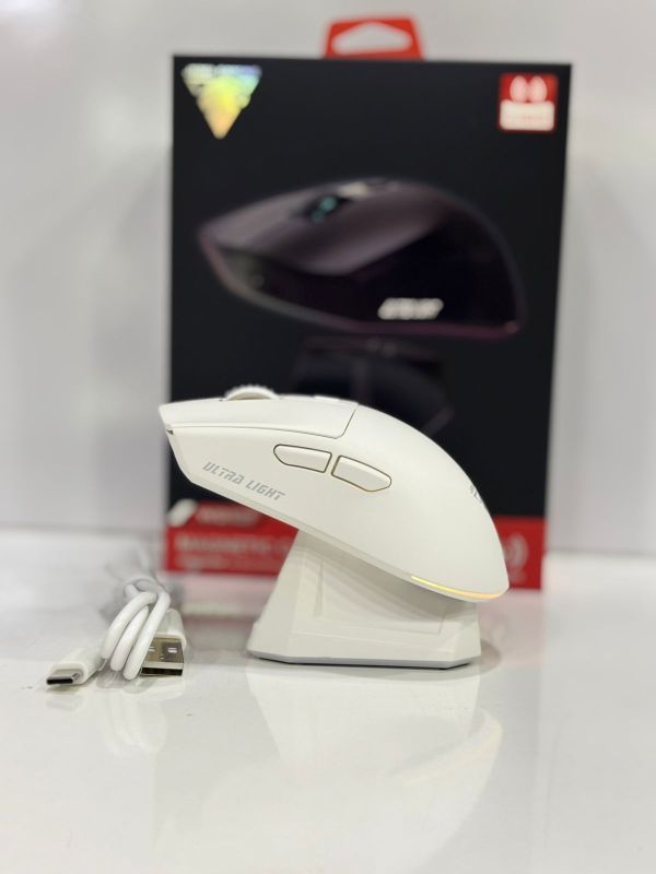 Kompüter sıçani "Jedel WD139 Wifi & BT Rechargable White" Kompüter sıçani "Jedel WD139 Wifi & BT Rechargable White"