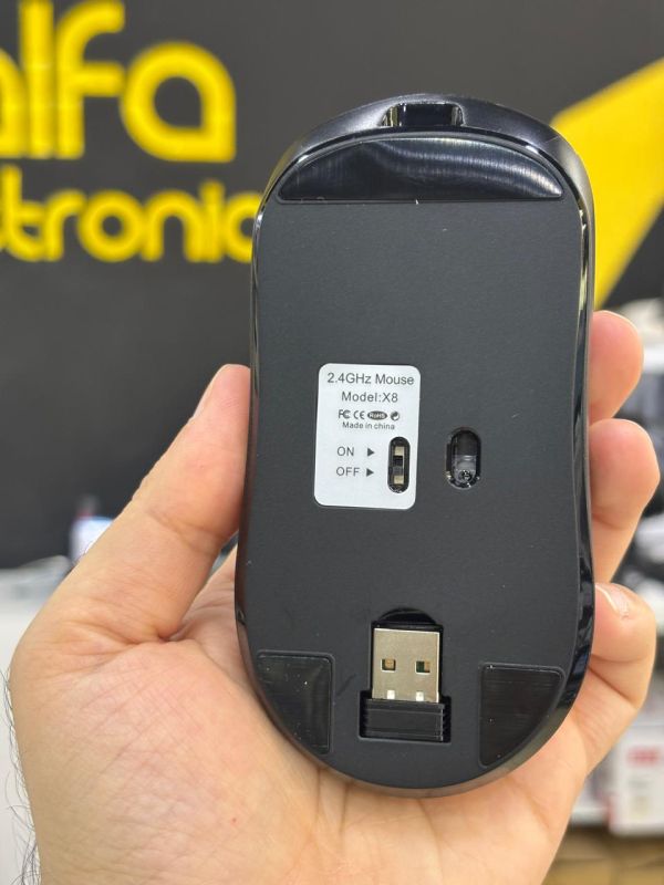 Kompüter siçanı "T-Wolf X8 Wireless Rechargable Black" Kompüter siçanı "T-Wolf X8 Wireless Rechargable Black"