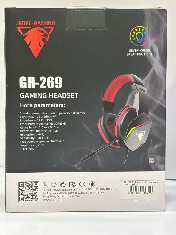 Jedel GH269 RGB Stereo 7.1 Surround USB